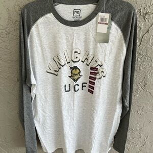 Pro Edge Gray and White Knights Long Sleeve Tee